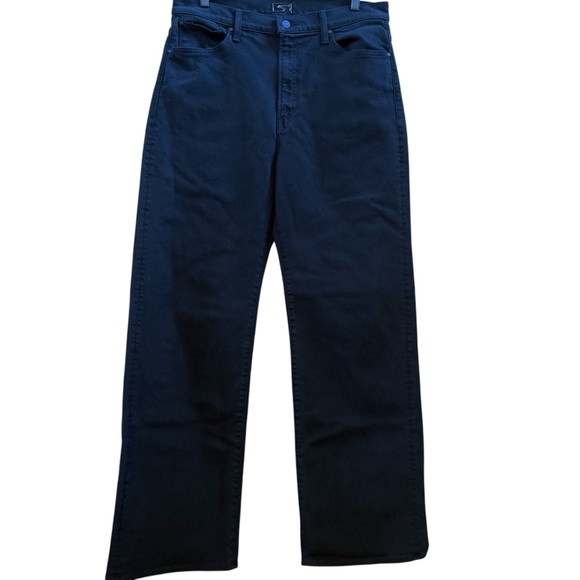 MOTHER Denim - Mother Jeans Dodger Sneak Wide Leg Pike Black womens 32